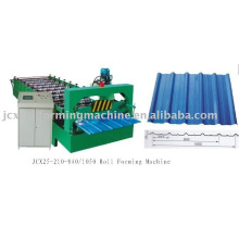 Roof panel roll forming machine